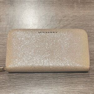 Burberry Sparkly Metallic Long Wallet